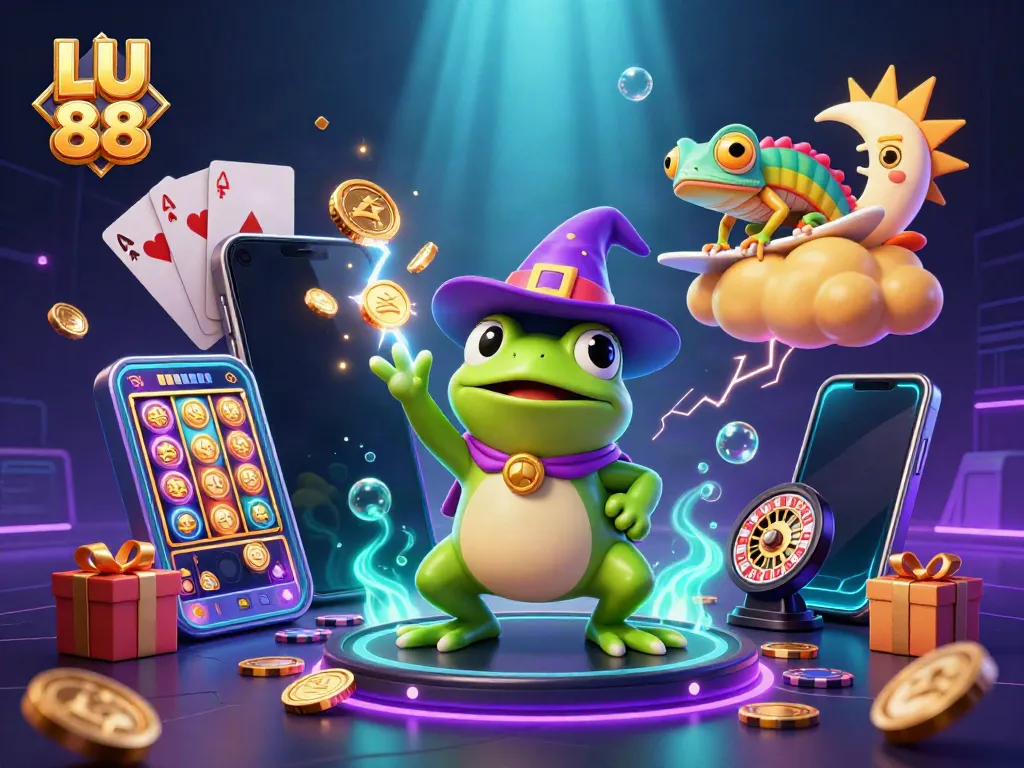 Engage in thrilling gameplay with LU 88's magical characters and casino-themed elements.