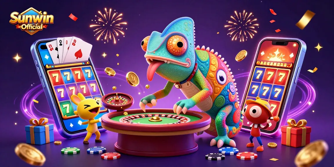 Play slots and win jackpot prizes at Sunwin Official with dynamic gaming elements!